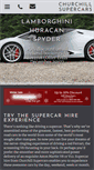 Mobile Screenshot of churchillsupercars.com